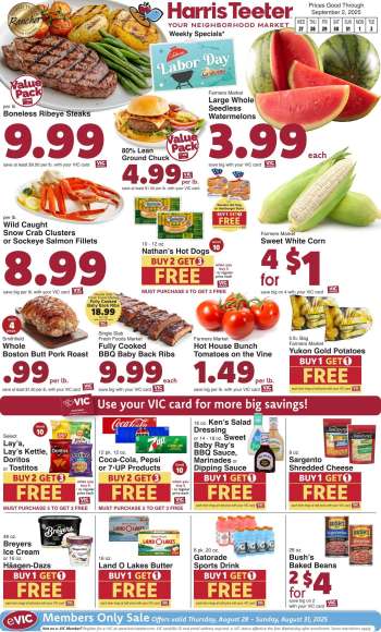 Harris Teeter Flyer - 08/27/2025 - 09/02/2025.