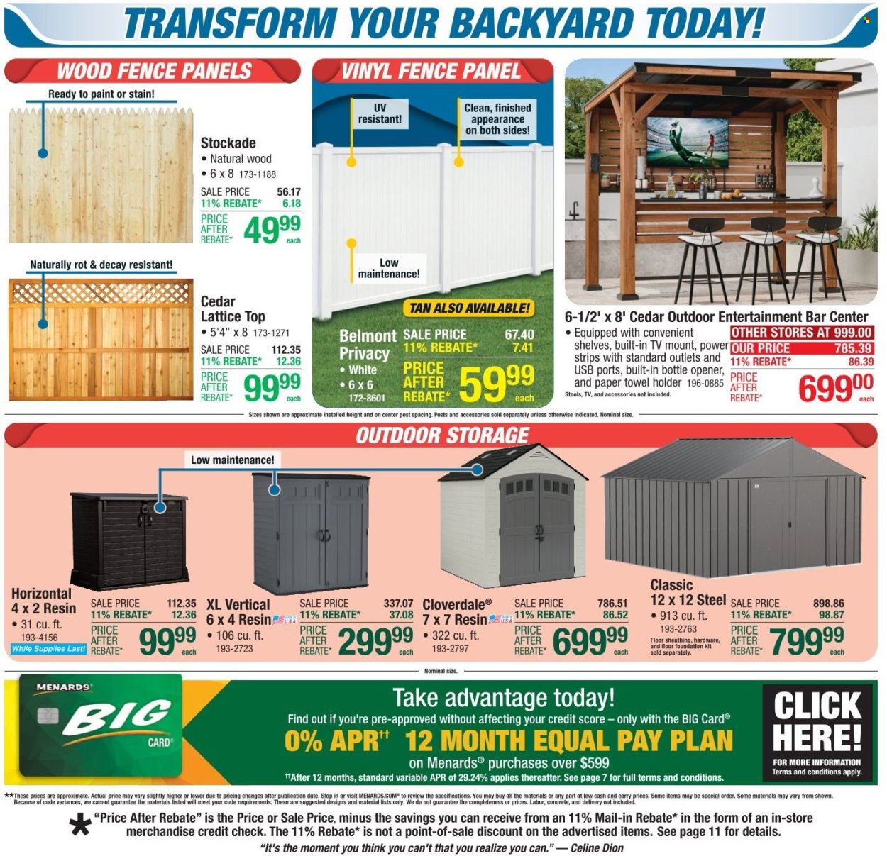 Menards ad - 08/28/2025 - 09/07/2025. Page 6