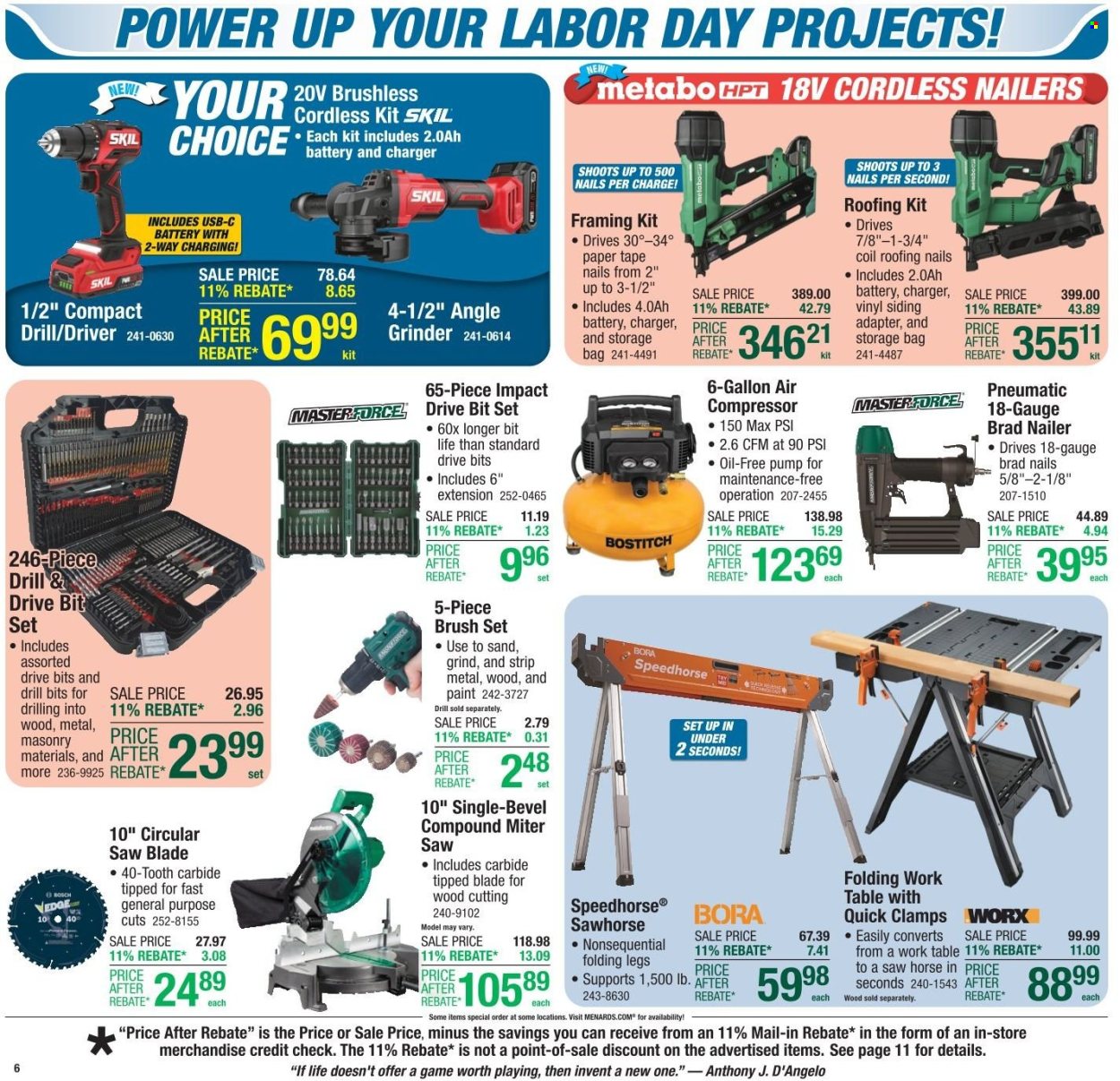 Menards ad - 08/28/2025 - 09/07/2025. Page 10