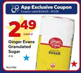 Ginger Evans Granulated Sugar