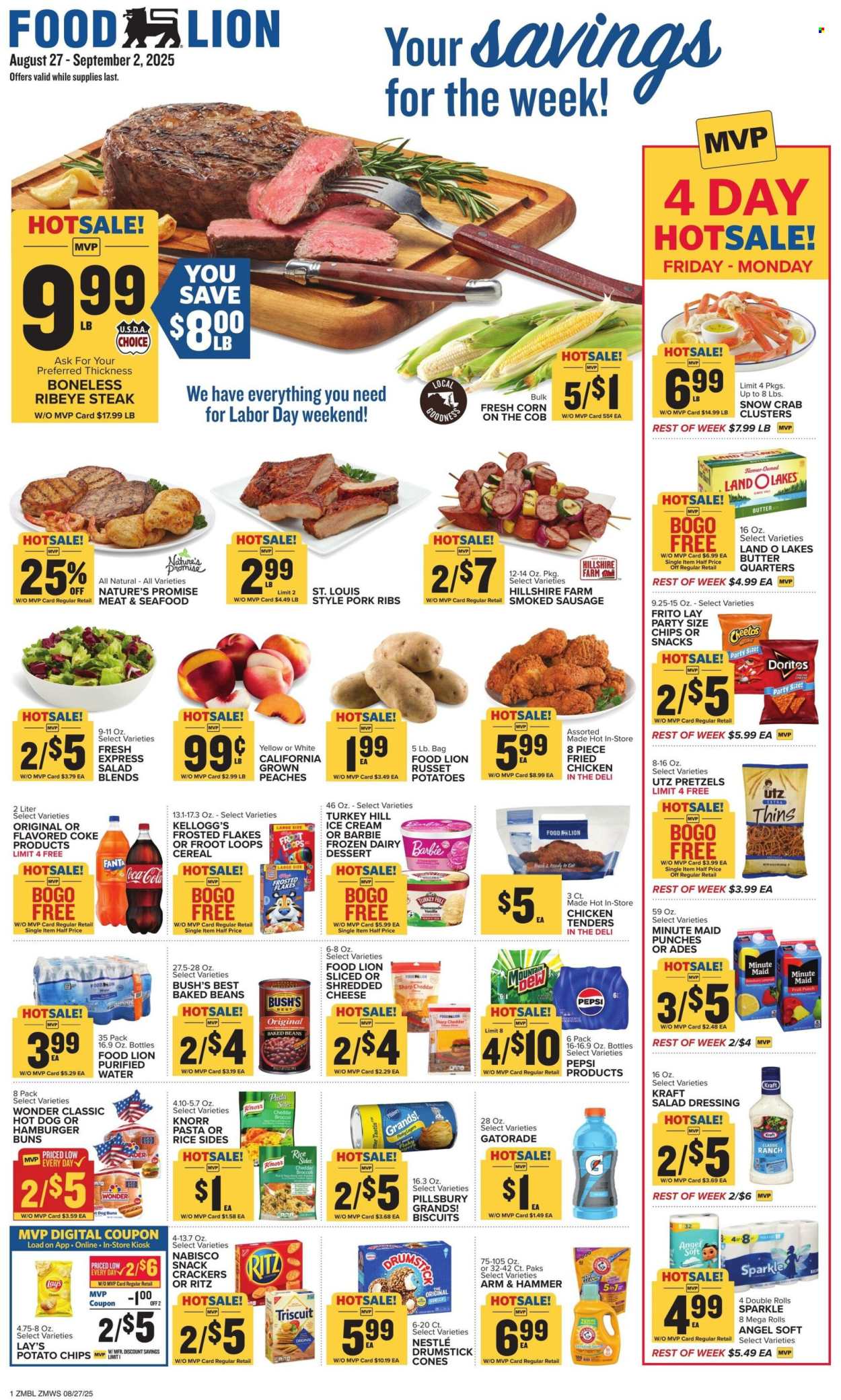 Food Lion ad - 08/27/2025 - 09/02/2025. Page 1