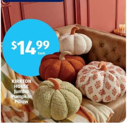 KIRKTON HOUSE Jumbo Pumpkin Pillow