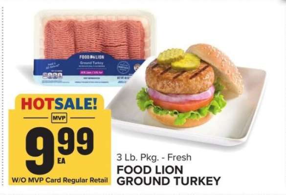 FOOD LION GROUND TURKEY