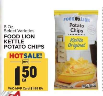 FOOD LION KETTLE POTATO CHIPS