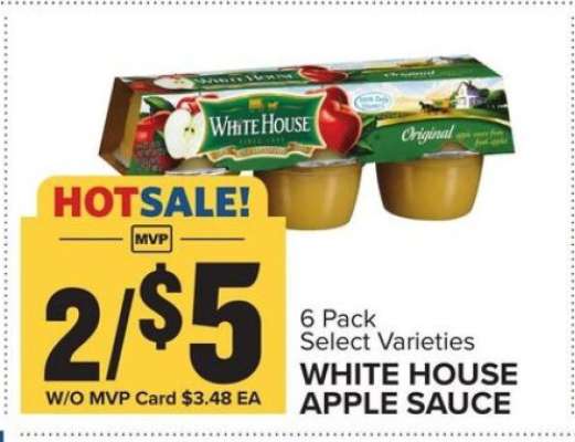 WHITE HOUSE APPLE SAUCE