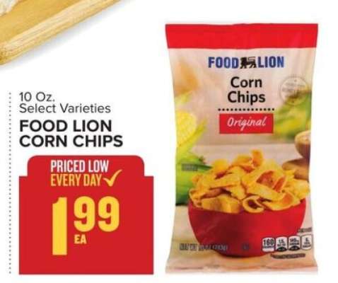 FOOD LION CORN CHIPS
