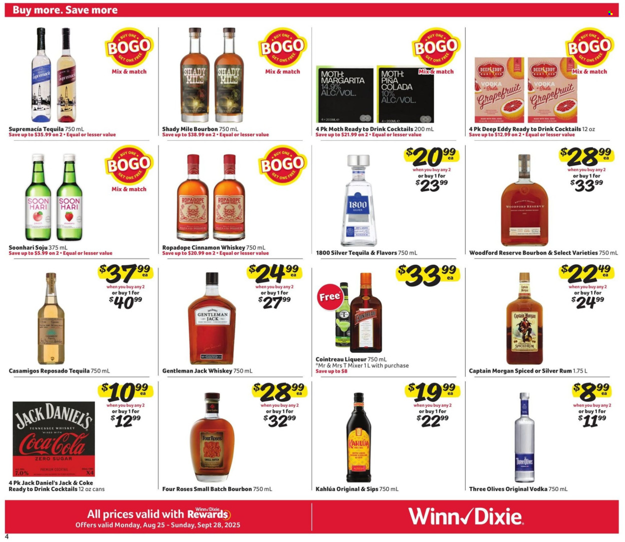 Winn Dixie ad - 09/03/2025 - 09/09/2025. Page 4