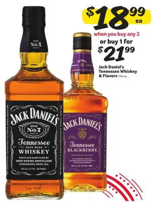 Jack Daniel's Tennessee Whiskey & Flavors