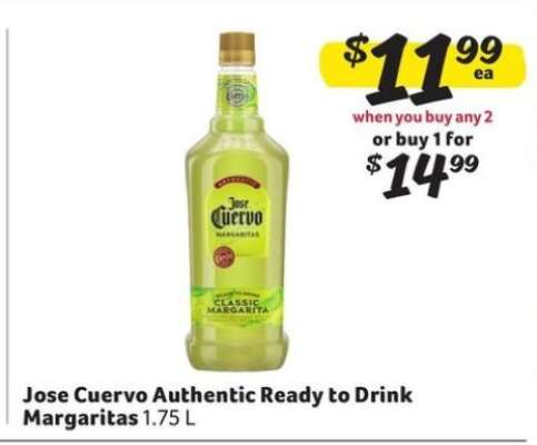 Jose Cuervo Authentic Ready to Drink Margaritas
