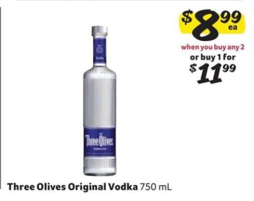 Three Olives Original Vodka