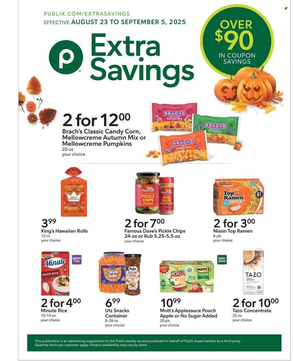 Publix ad - 08/23/2025 - 09/05/2025. Page 1