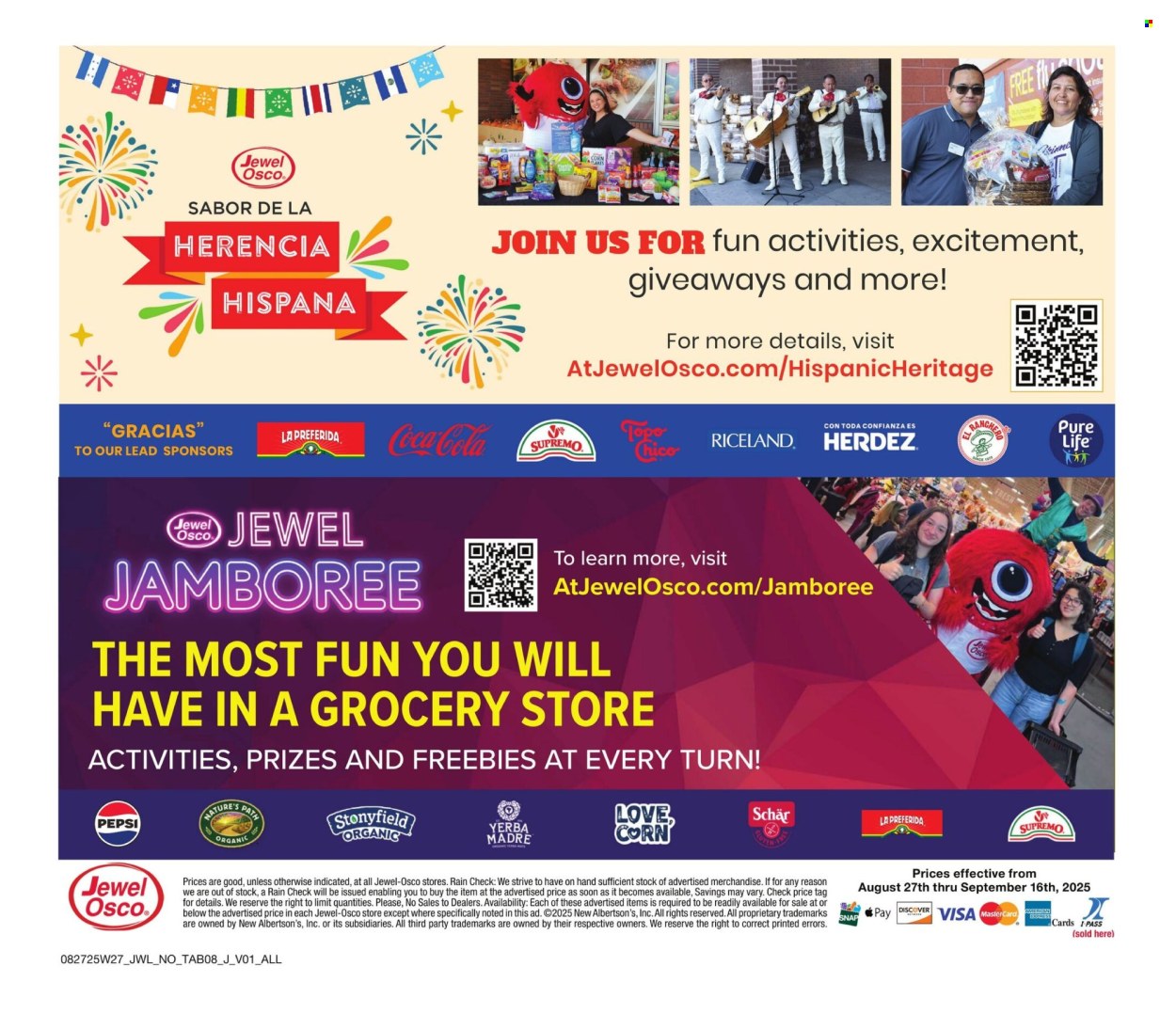 Jewel Osco ad - 08/27/2025 - 09/16/2025. Page 8