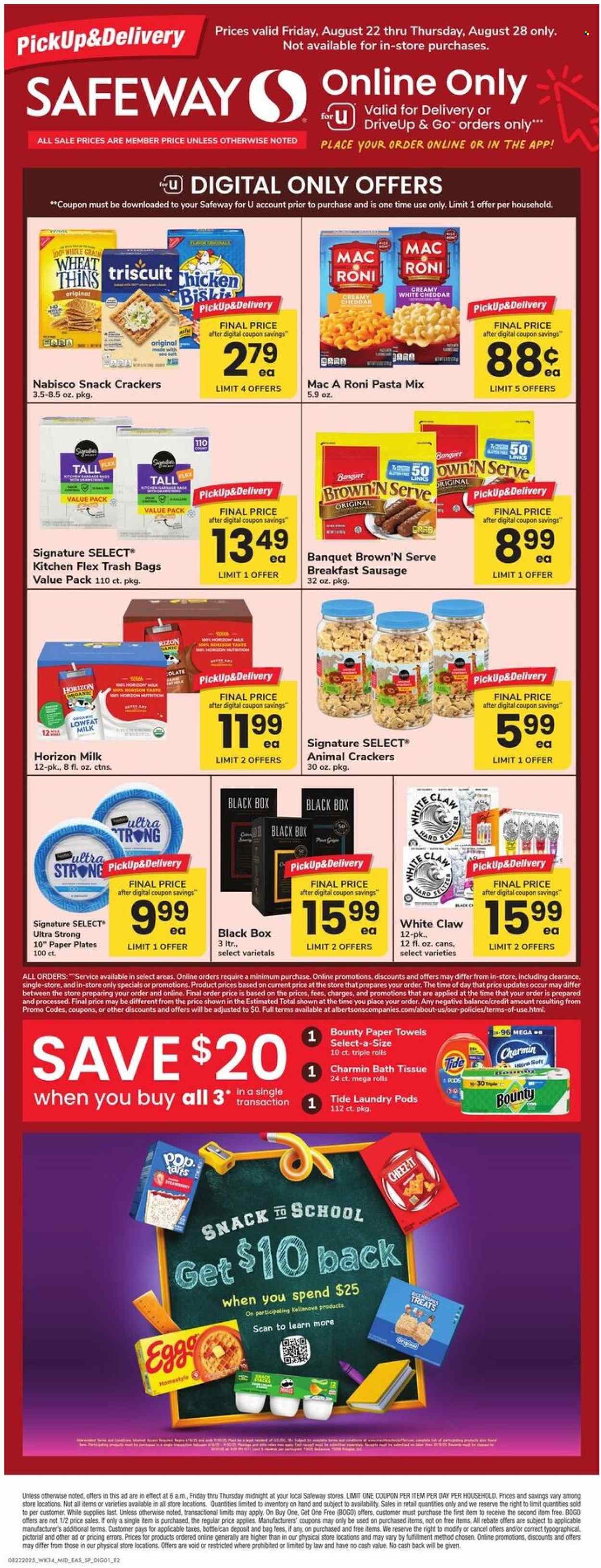 Safeway ad - 08/22/2025 - 08/28/2025. Page 1
