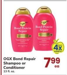 OGX Bond Repair Shampoo or Conditioner