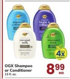 OGX SHAMPOO OR CONDITIONER