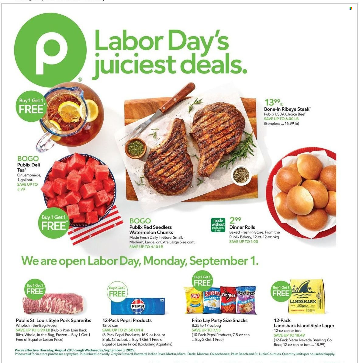 Publix ad - 08/28/2025 - 09/03/2025. Page 1