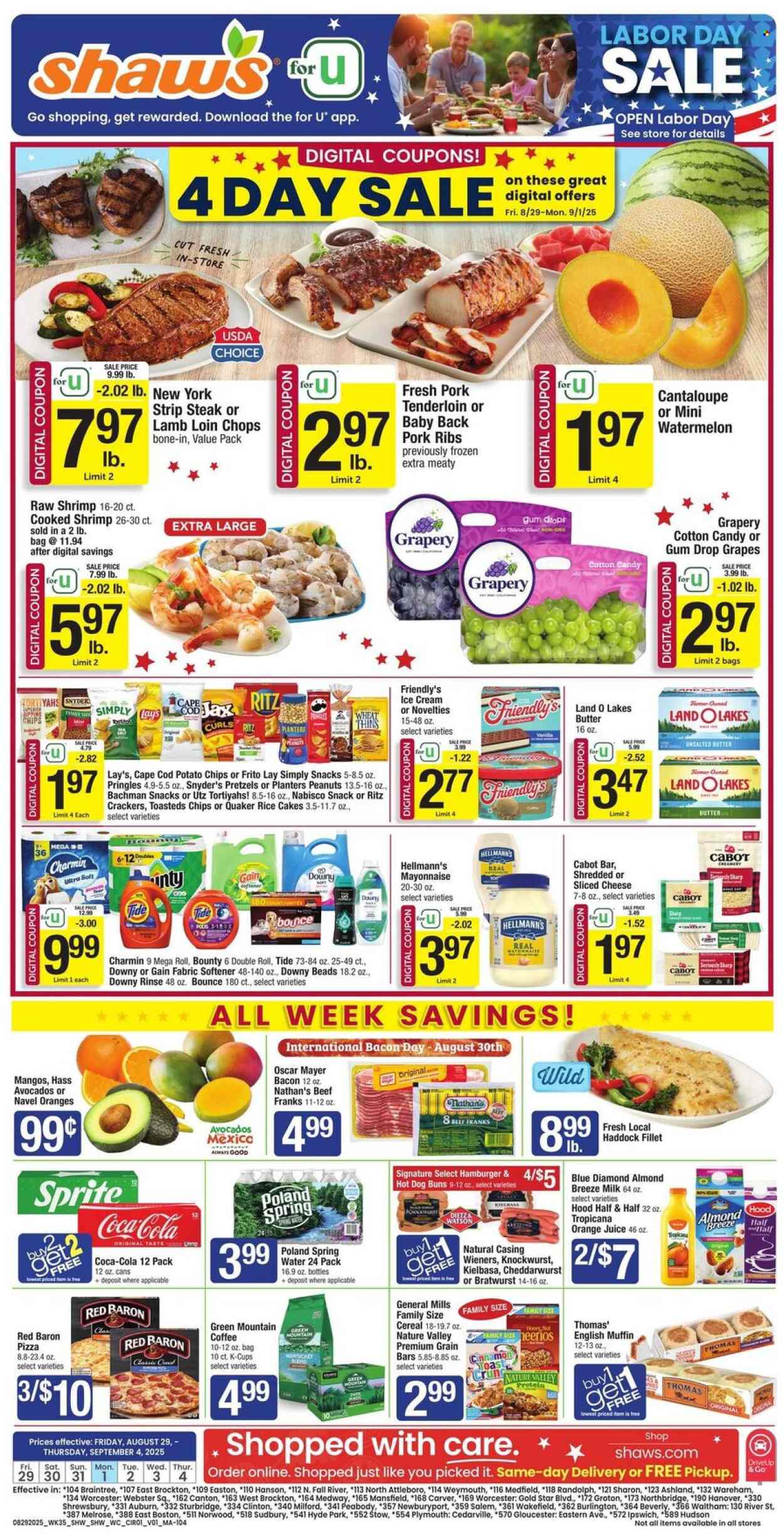 Shaw’s ad - 08/29/2025 - 09/04/2025. Page 1