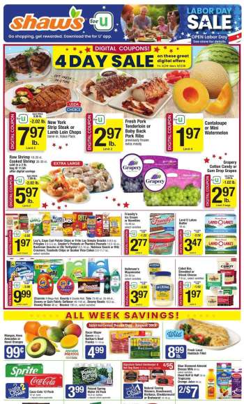 Shaw’s Flyer - 08/29/2025 - 09/04/2025.