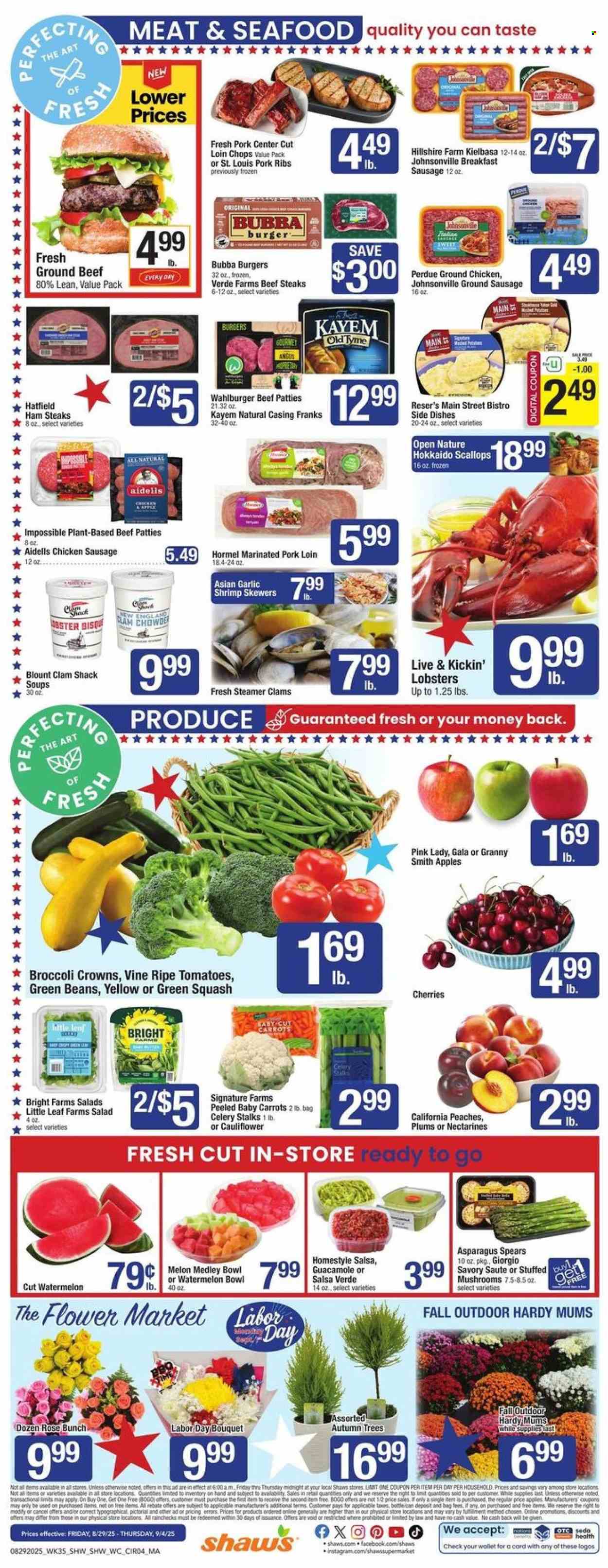 Shaw’s ad - 08/29/2025 - 09/04/2025. Page 4