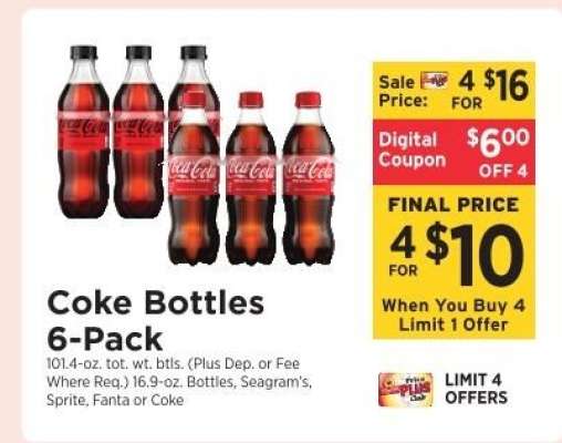 Coke Bottles 6-Pack