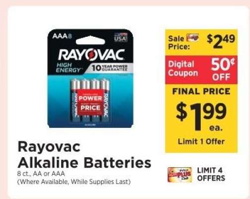 Rayovac Alkaline Batteries
