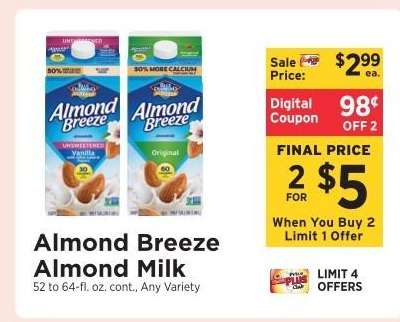 Almond Breeze Almond Milk