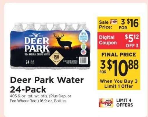 Deer Park Water 24-Pack