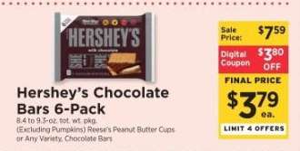 Hershey's Chocolate Bars 6-Pack