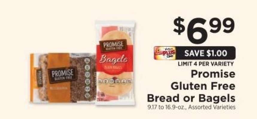 Promise Gluten Free Bread or Bagels