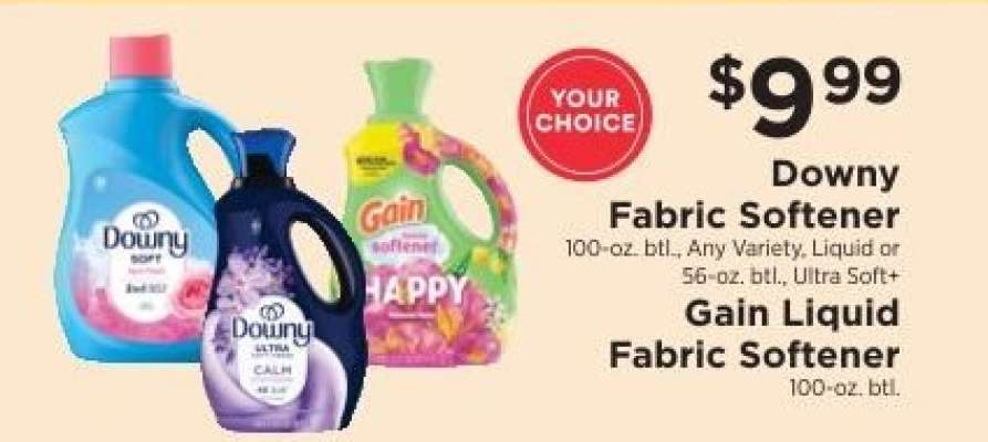 Downy Fabric Softener / Gain Liquid Fabric Softener