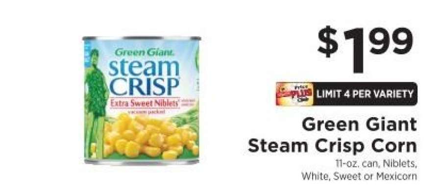 Green Giant Steam Crisp Corn