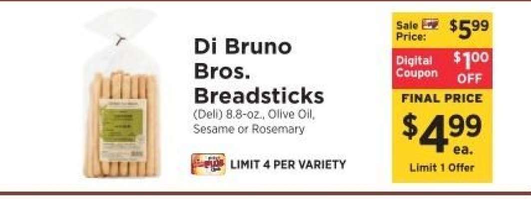 Di Bruno Bros. Breadsticks
