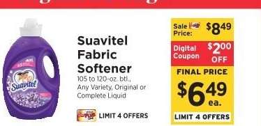 Suavitel Fabric Softener*