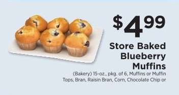 Store Baked Blueberry Muffins