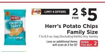 Herr’s Potato Chips Family Size