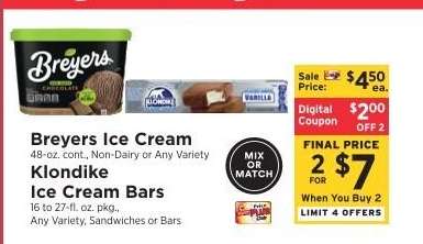Breyers Ice Cream / Klondike Ice Cream Bars