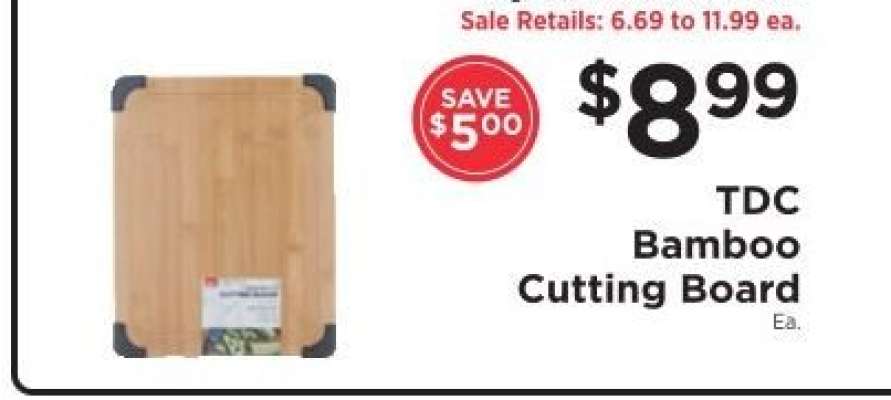 TDC Bamboo Cutting Board