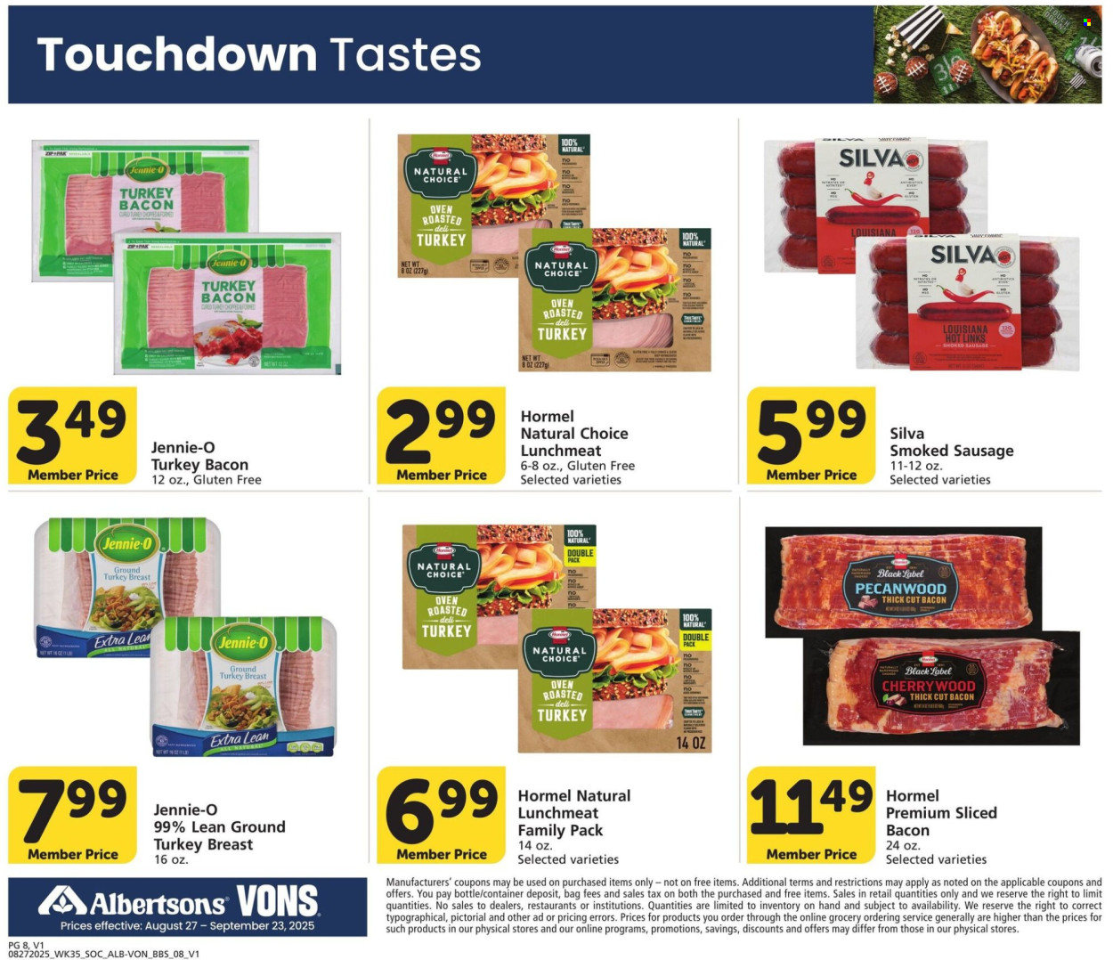 Albertsons ad - 08/27/2025 - 09/23/2025. Page 8