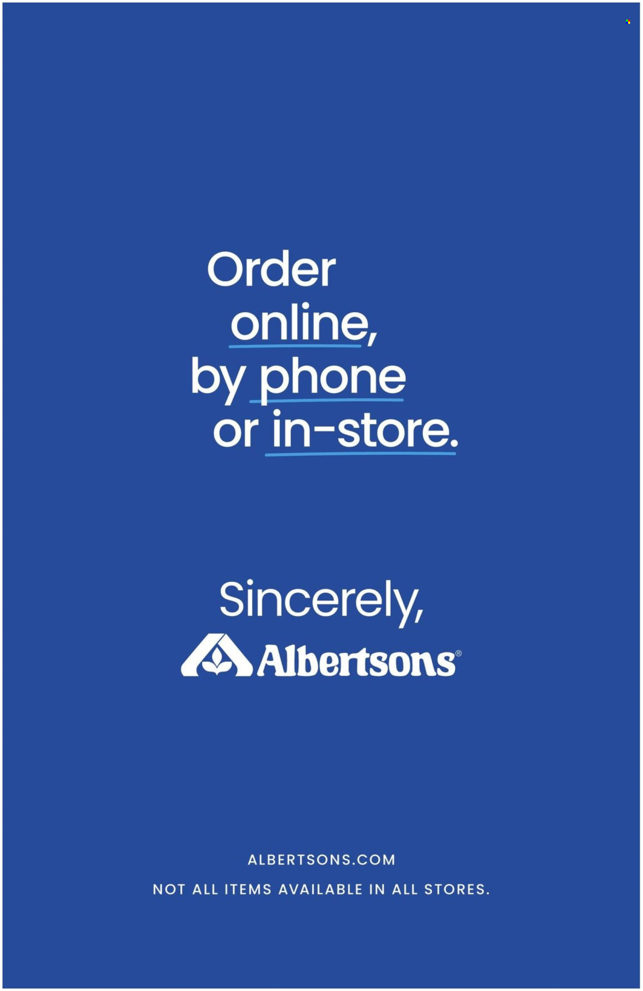 Albertsons ad - 04/23/2025 - 12/31/2025. Page 40