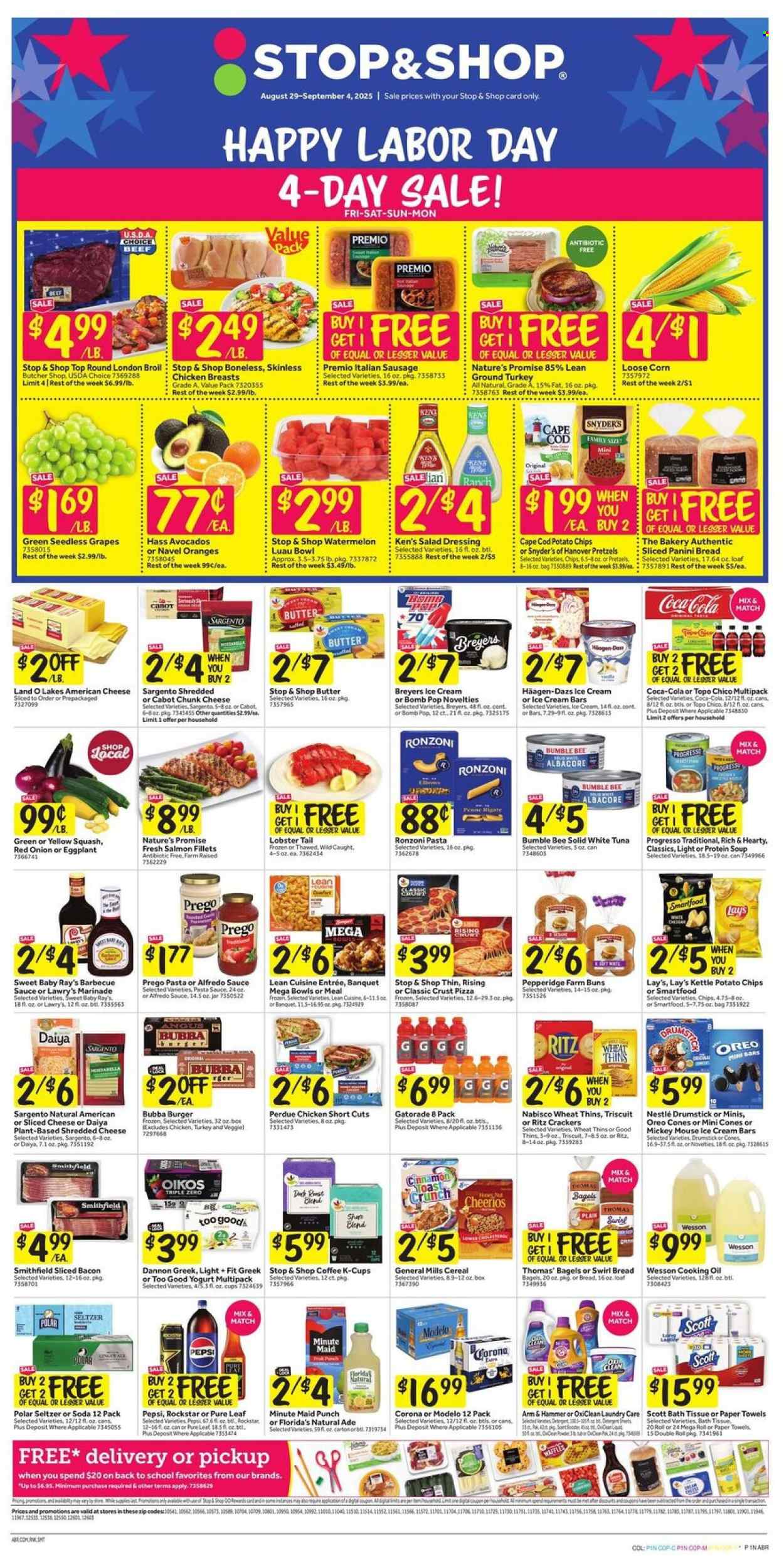 Stop & Shop ad - 08/29/2025 - 09/04/2025. Page 1