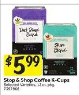 Stop & Shop Coffee K-Cups