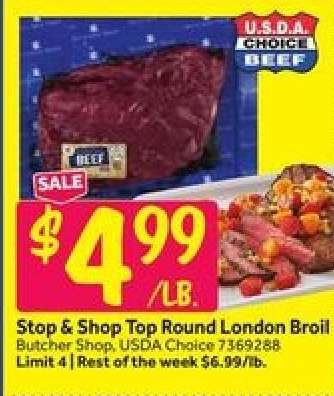 Stop & Shop Top Round London Broil
