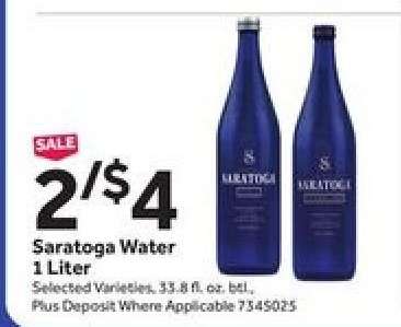 Saratoga Water
