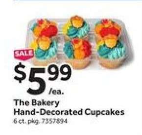The Bakery Hand-Decorated Cupcakes