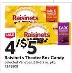 Raisinets Theater Box Candy