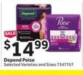 Depend, Poise