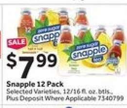 Snapple 12 Pack
