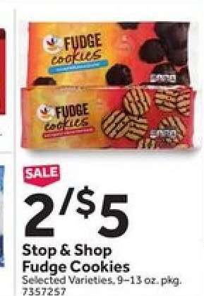 Stop & Shop Fudge Cookies