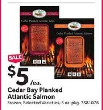 Cedar Bay Planked Atlantic Salmon