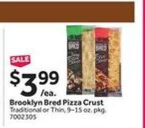 Brooklyn Bred Pizza Crust